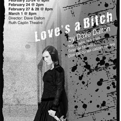 UVA Drama to Premiere LOVE'S A BITCH by Dave Dalton